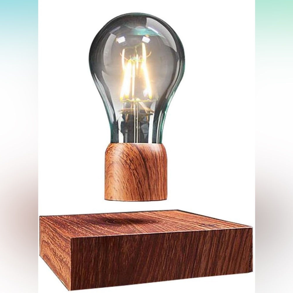 LEVITATION ARTS Magnetic Levitating Floating Wireless LED Light Bulb Desk Lamp